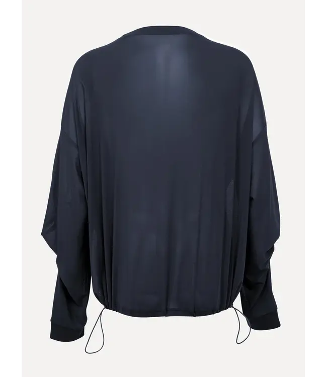 LES SOEURS LS CAROLE SWEATER MESH NAVY