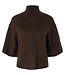 YAS YASTILDE 2/4 MOHAIR BLEND KNIT PULLOVER MOLE MEL