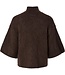 YAS YASTILDE 2/4 MOHAIR BLEND KNIT PULLOVER MOLE MEL