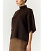 YAS YASTILDE 2/4 MOHAIR BLEND KNIT PULLOVER MOLE MEL
