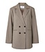 YAS YASCHEKKA LS OVERSIZE BLAZER NOOS BLACK/CHECKS