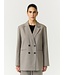 YAS YASCHEKKA LS OVERSIZE BLAZER NOOS BLACK/CHECKS