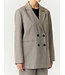 YAS YASCHEKKA LS OVERSIZE BLAZER NOOS BLACK/CHECKS