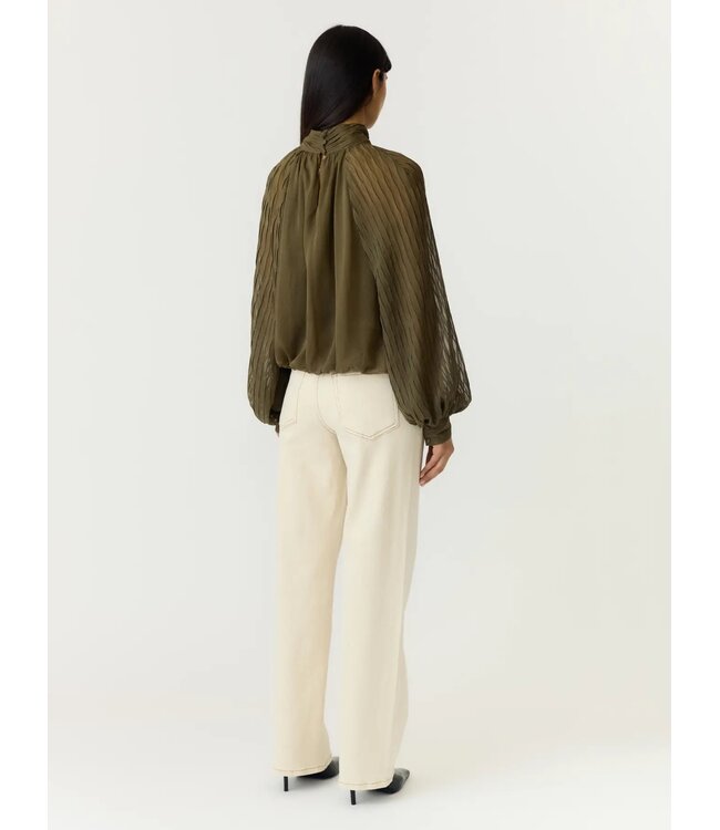 YAS YASOLERA LS TOP S. NOOS DARK OLIVE