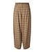 YAS YASCARIN MW BARREL PANT CARTOUCHE CARIN CHECKS