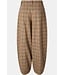 YAS YASCARIN MW BARREL PANT CARTOUCHE CARIN CHECKS