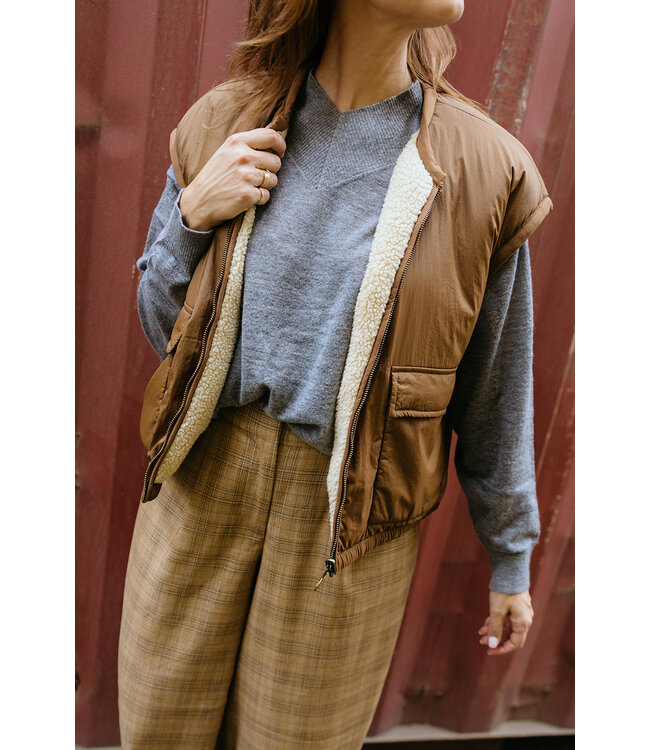 YAS YASCARIN MW BARREL PANT CARTOUCHE CARIN CHECKS