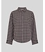 MOSS CPH MSCH CAROLA SHIRT CHECK BROWN/EGRET