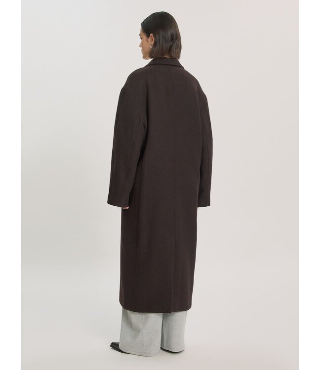 EDITED ED HAIMA COAT BLACK COFFEE