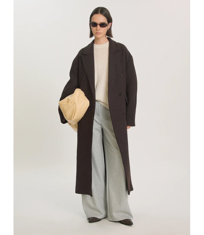 EDITED ED HAIMA COAT BLACK COFFEE