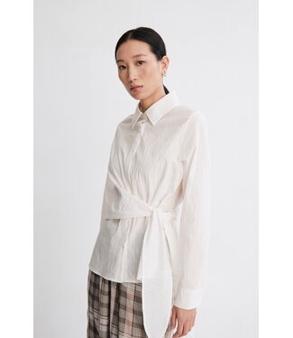 MUS & BOMBON MBB HALLEY LS SHIRT WHITE STRIPED