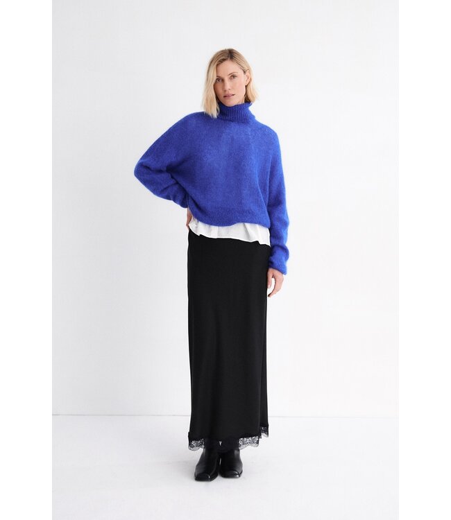 MUS & BOMBON MBB LUMEN TURTLENECK  OVERSIZE PULL KLEIN BLUE