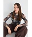 MUS & BOMBON MBB MYSTICA LS BLOUSE BLUE PRINT ALO