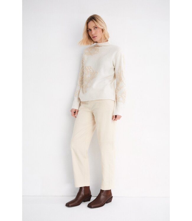 MUS & BOMBON MBB ORION CORDUROY PANTS ECRU