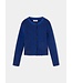LAAGAM LA JOYCE CARDIGAN BLUE TEXTURED