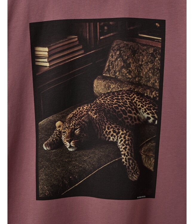 SOFIE SCHNOOR SS RIVERSW PRINTED BOXY T-SHIRT DUSTY PLUM