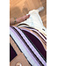 LAAGAM LA ILYANA POLO KNIT CAMEL STRIPED