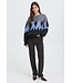 PULZ PZ ESTEL PULL GREY MEL/BLUE CHECKS