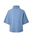 YAS YASEMILA 2/4 WOOL KNIT PULLOVER NOOS BLUE