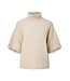 YAS YASEMILA 2/4 WOOL KNIT PULLOVER NOOS SANDSHELL