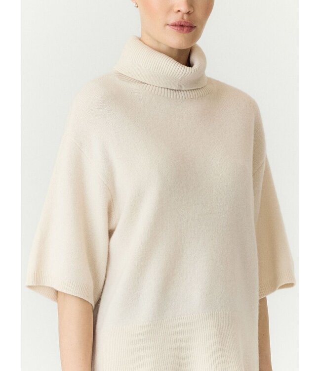 YAS YASEMILA 2/4 WOOL KNIT PULLOVER NOOS SANDSHELL