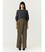 YAS YASWERA HW PANT STONE GREY
