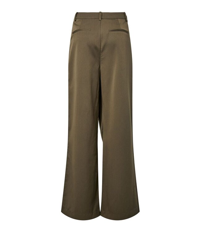 YAS YASWERA HW PANT STONE GREY
