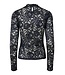YAS YASLACEY LS LACE TOP NOOS NAVY BLAZER