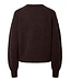 YAS YASJOHI LS WOOL BLEND PULLOVER NOOS COFFEE BEAN