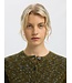 SELECTED FEMME SLWKAT LS KNIT SHORT CARDIGAN GREEN/NAVY/L.BLUE