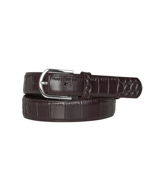 MbyM M-ADOLEA BELT DARK BORDEAUX BROWN