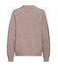 PULZ PZ STEFFI POLO PULLOVER CHOCOLATE PLUM MEL.