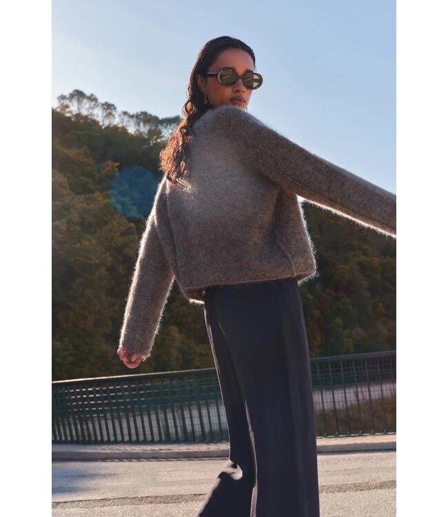 BY-BAR BB VASILE PULLOVER DARK BISCUIT