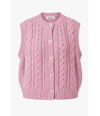 EDITED ED WEDEKE KNIT SL CARDIGAN FRAGNANT LILAC