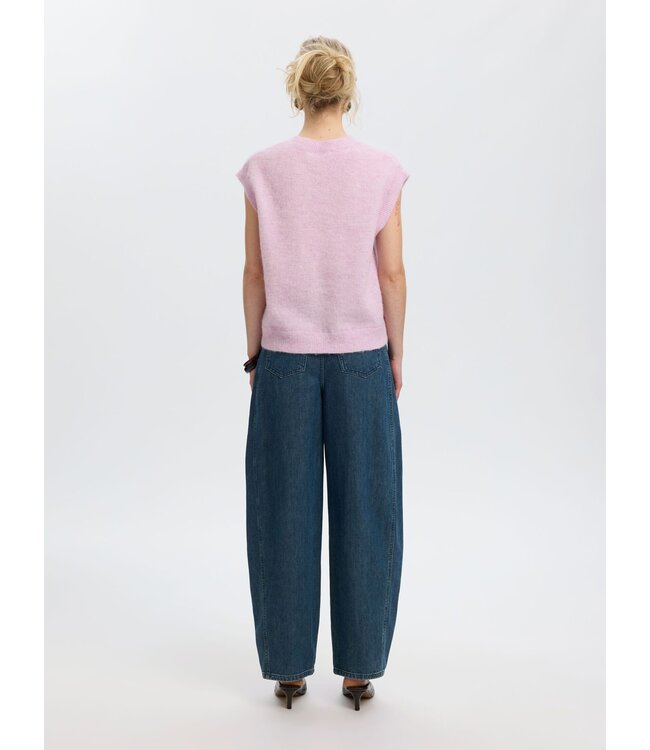 SELECTED FEMME SLWLULU BRUSHED SL PULL WINSOME ORCHID
