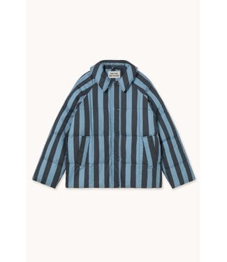 TINYCOTTONS TC STRIPED JACKET INK BLUE/DENIM BLUE
