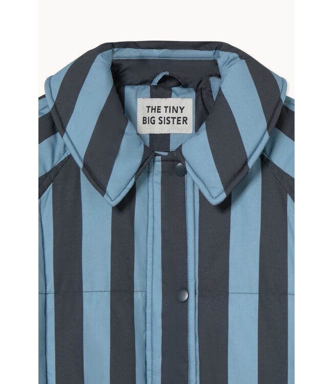 TINYCOTTONS TC STRIPED JACKET INK BLUE/DENIM BLUE