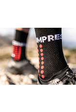 Compressport Ultra Trail Socks Hardloopsokken Hoog - Zwart