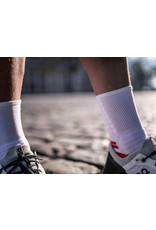 Compressport Pro Marathon Socks Chaussettes De Running Haute - Blanc