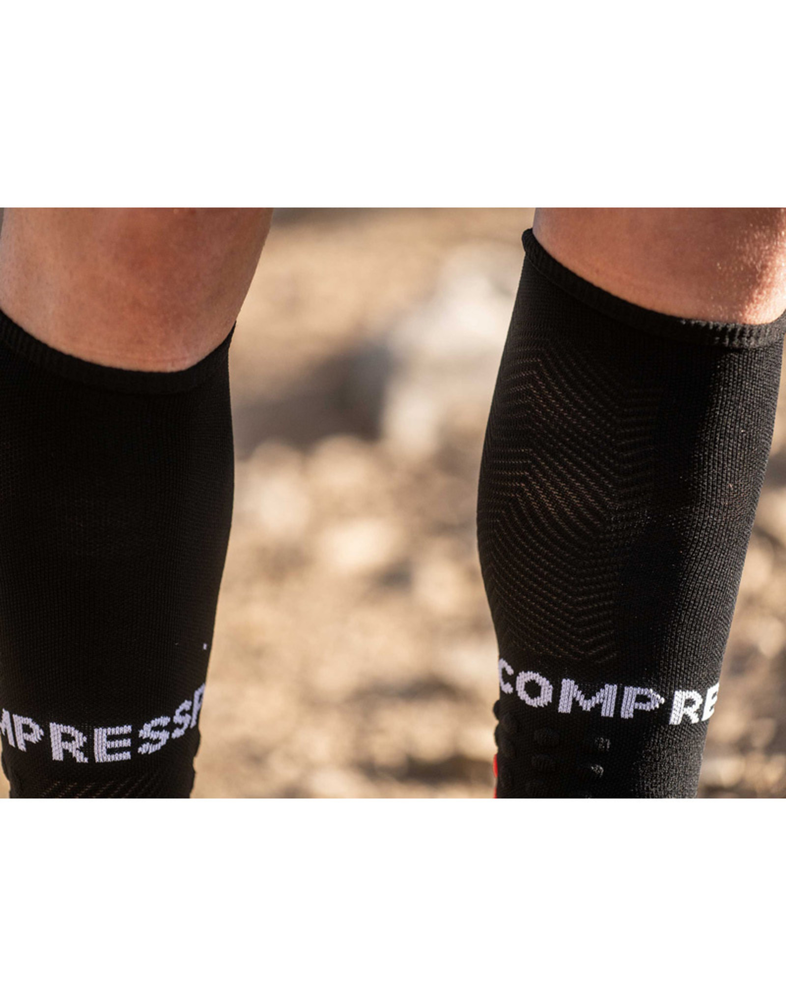 Compressport Full Socks Run Compressiesokken - Zwart