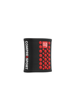 Compressport Zweetbandjes 3D Dots - Zwart/Rood