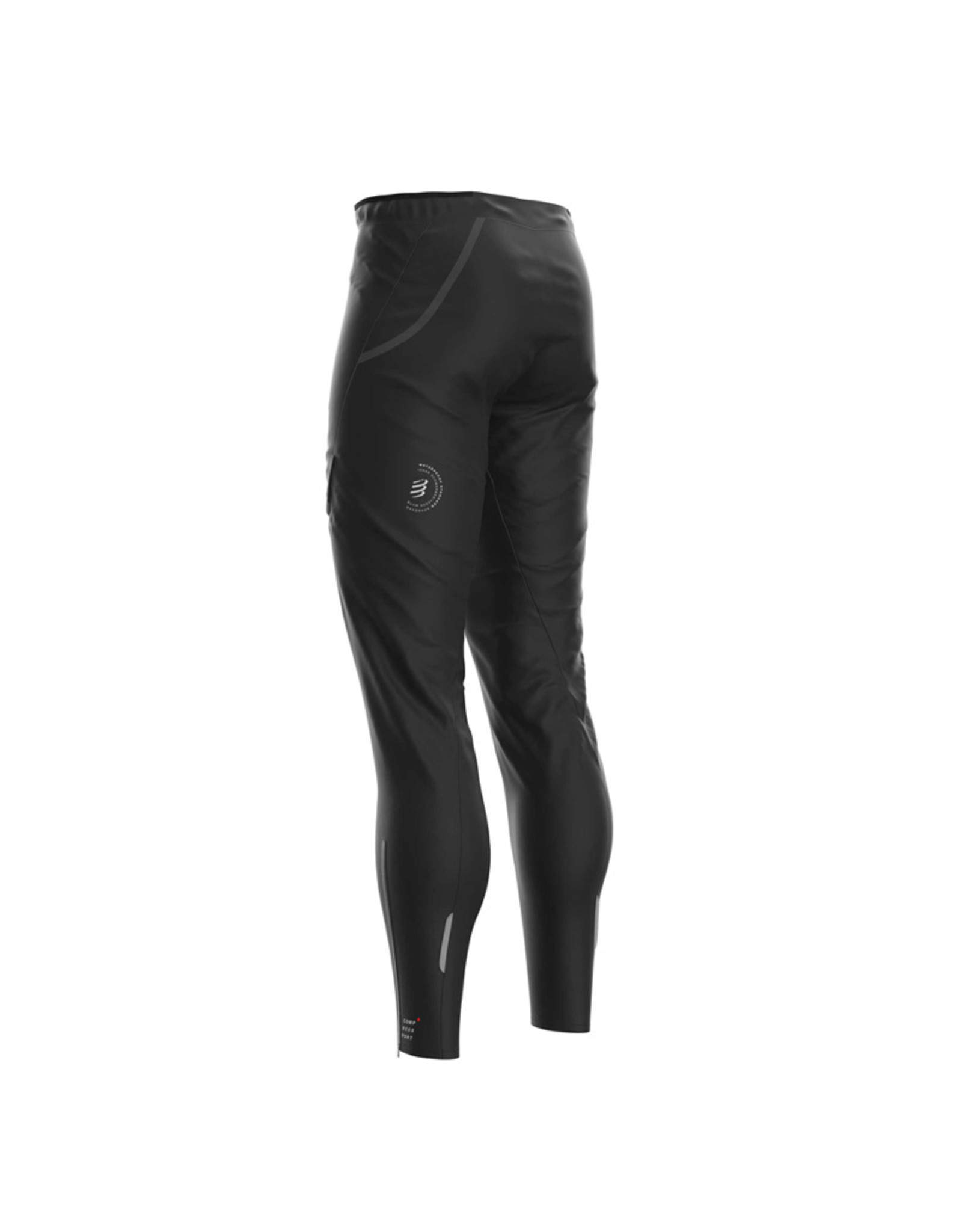 Compressport Hurricane Waterproof 10/10 Pants Waterdichte Broek - Zwart