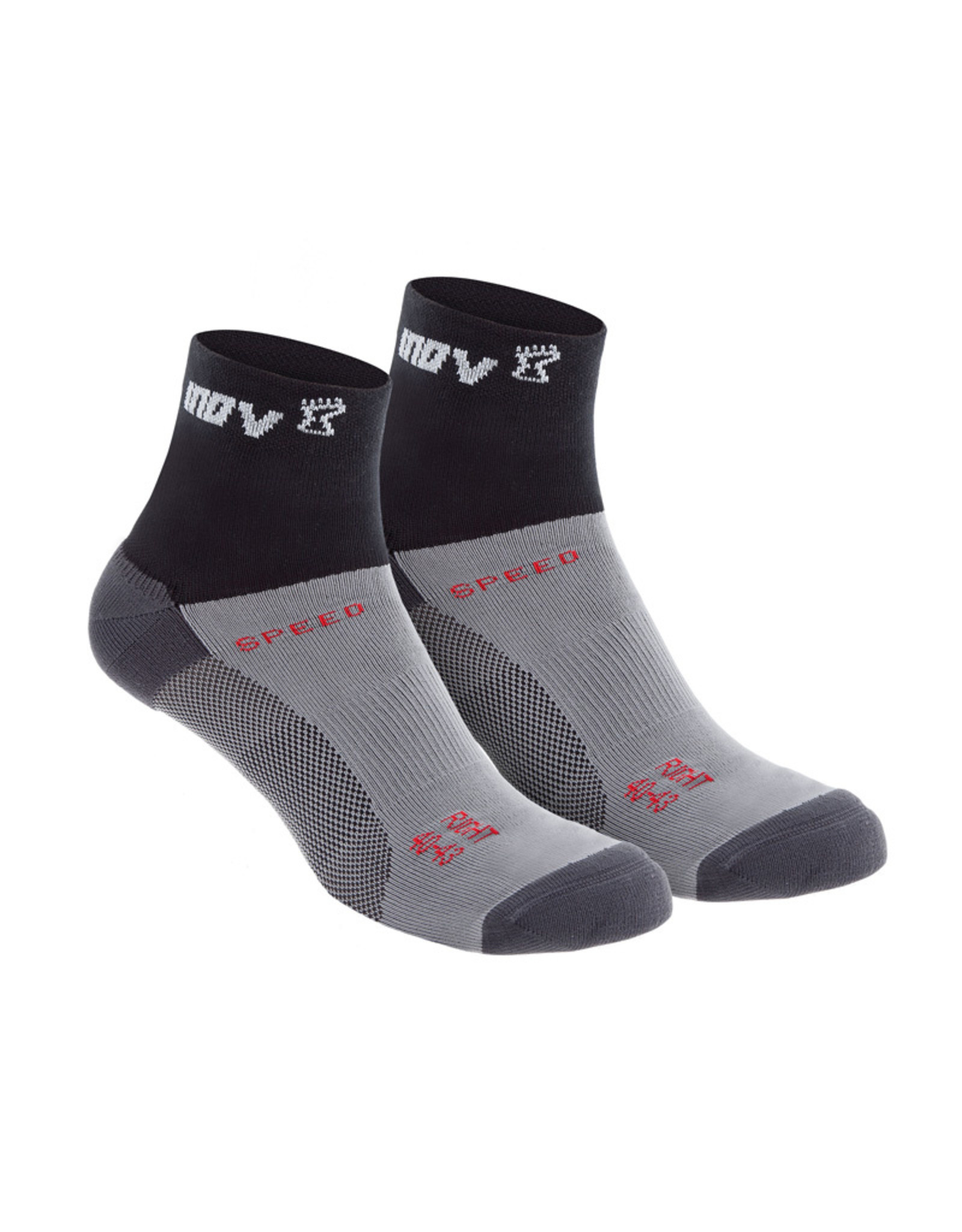 Inov-8 Speed Sock Chaussettes De Running Mid Deux Paires - Noir