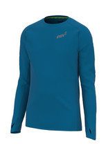 Inov-8 Base LS Blauw Hardloopshirt Lange Mouw