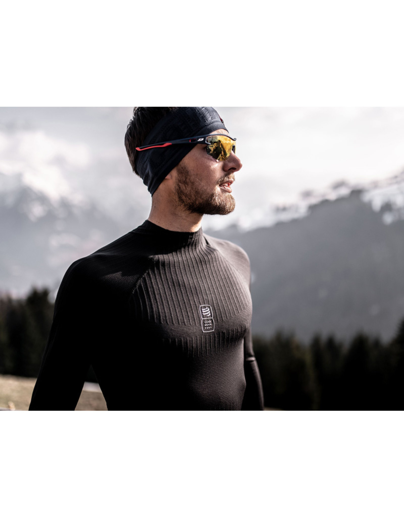 Compressport 3D Thermo 110G LS Shirt Zwart Thermoshirt