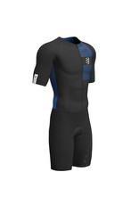 Compressport Aero Ss Trisuit - Zwart/Blauw