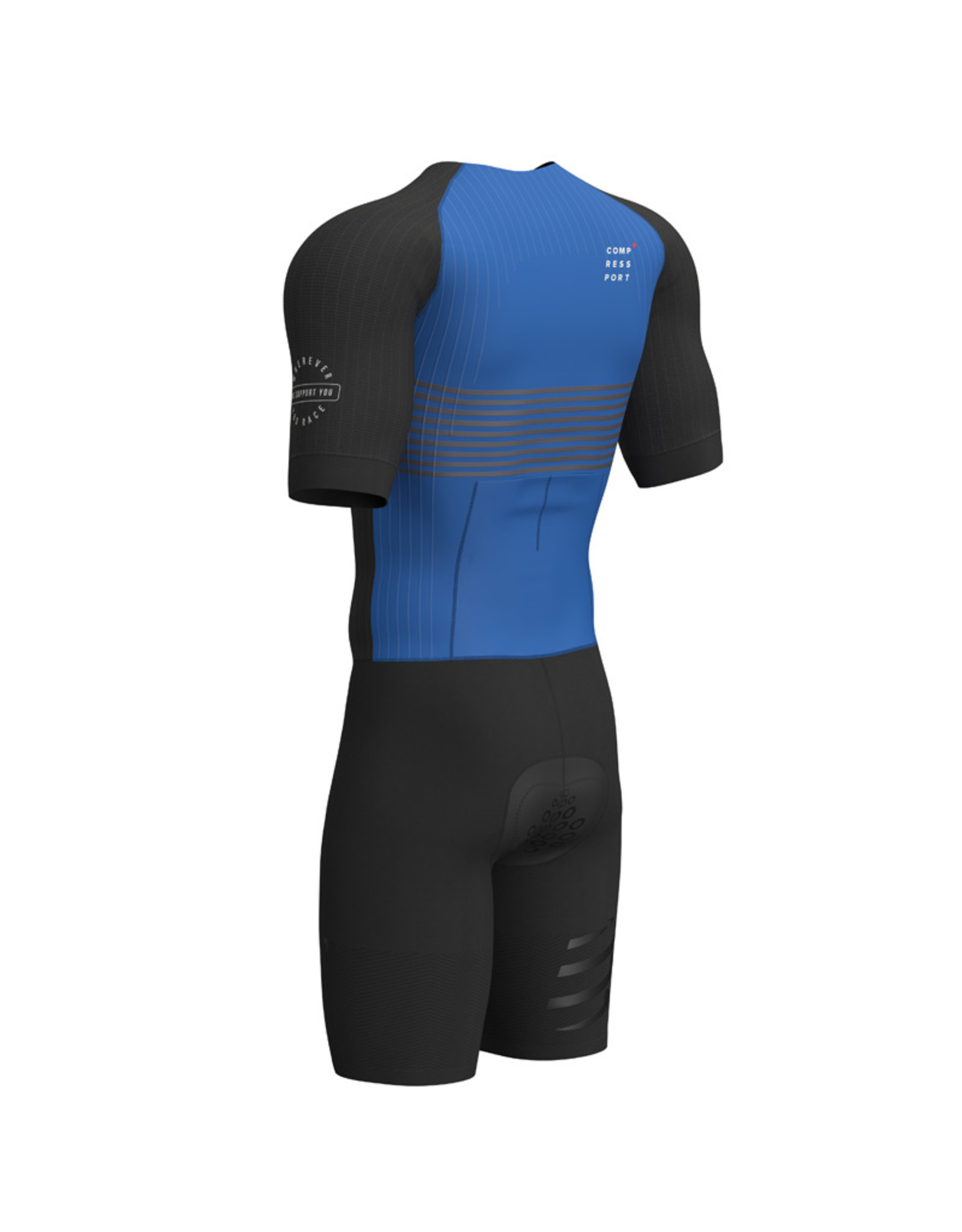 Compressport Aero Ss Trisuit - Noir/Bleu