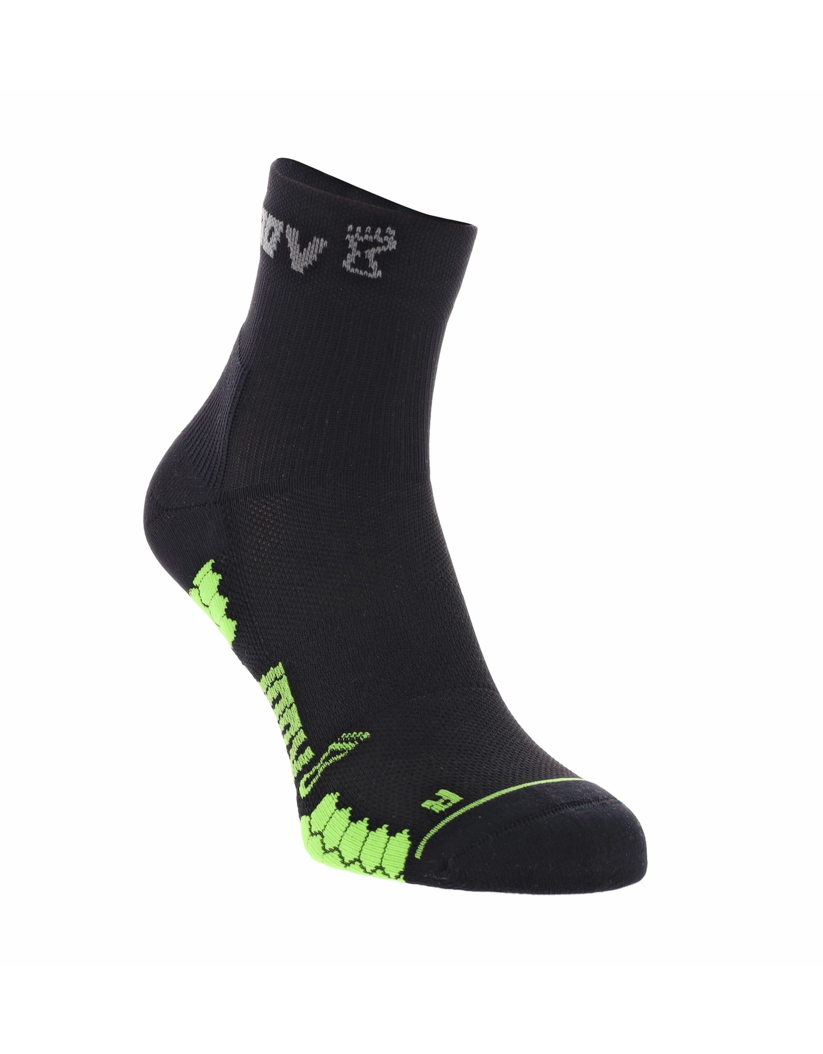INOV8 Trailfly Sock Mid Vert noir Chaussettes de course Mid