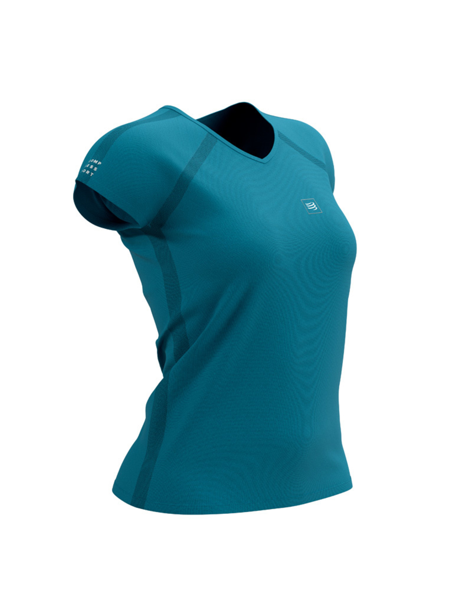 Compressport Training SS Tshirt W - Dames - Enamel