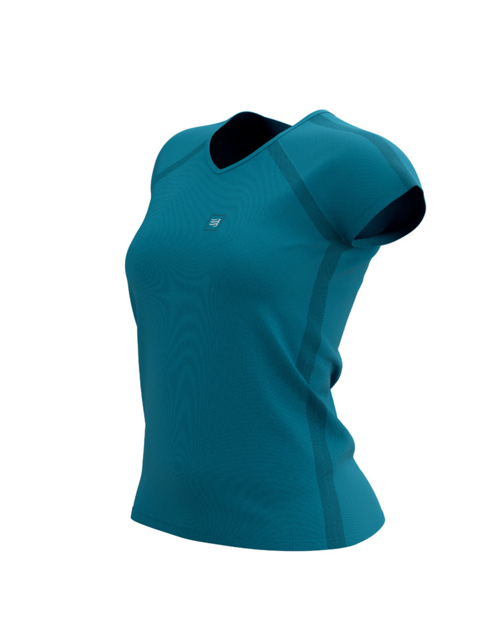 Compressport Training SS Tshirt W - Dames - Enamel